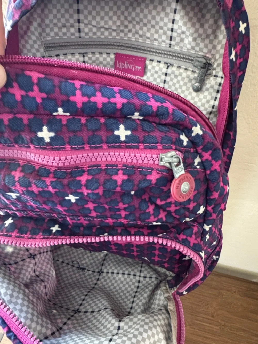 Kipling beautiful Patterned Backpack - Picture 5 of 5